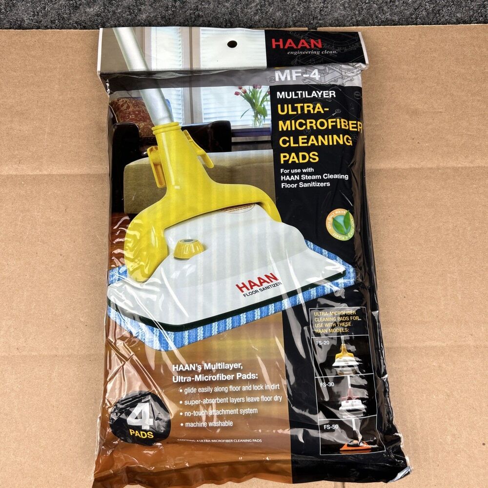 HAAN MF-4 Ultra Microfiber Pads 4 Pack FS 20, 30, 50 New